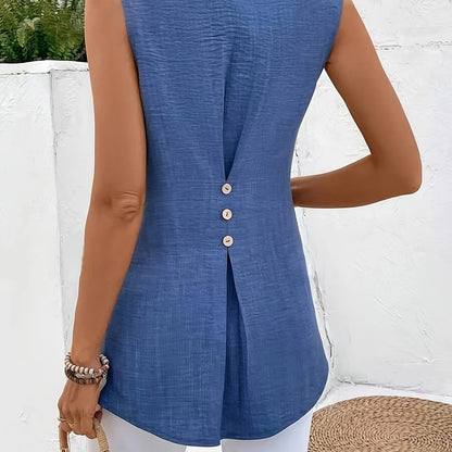 Tessa | Relaxed Sleeveless Blouse