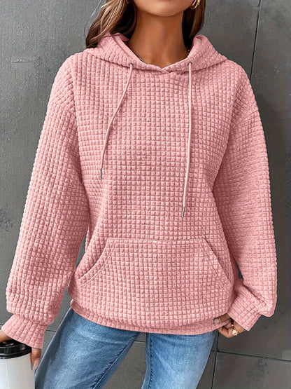 Rosaline | Textured Relaxed Hoodie