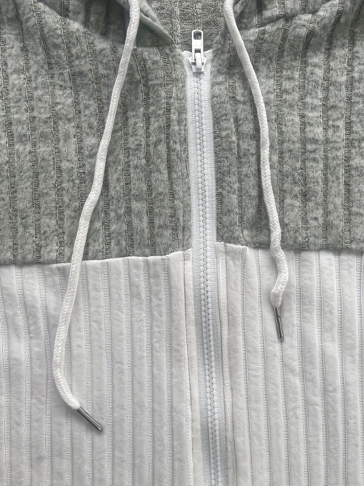 Tamara | Textured Hooded Zip Jacket