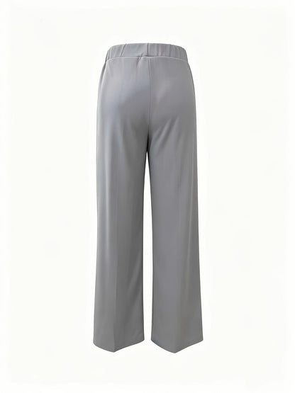 Marlene | High-Waisted Straight-Leg Trousers