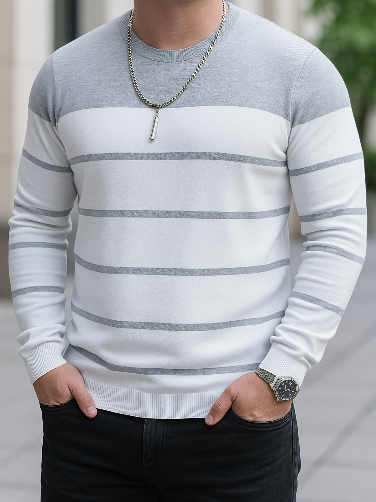 Lawson | Striped Crew-Neck Sweater