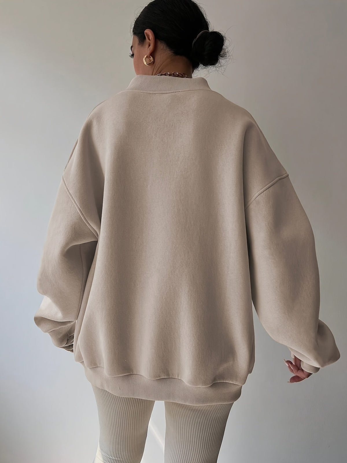 Odette | Relaxed V-Neck Sweatshirt