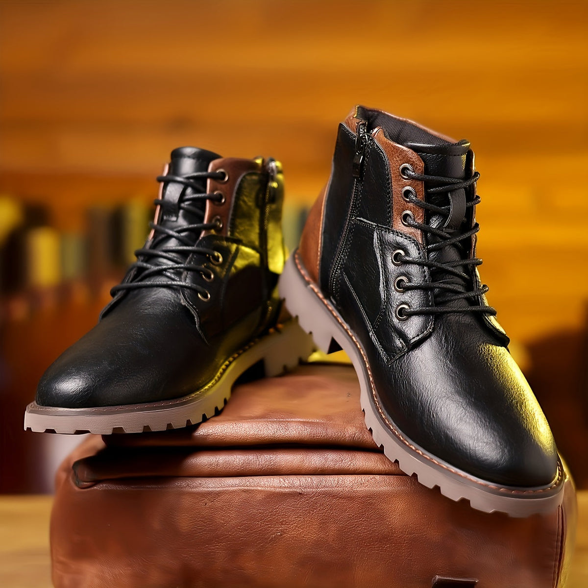 Rhys | Rugged Lace-Up Boots