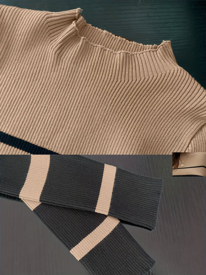 Daphne | Refined Striped Bodycon Dress