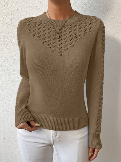 Lorena | Pointelle Knit Sweater