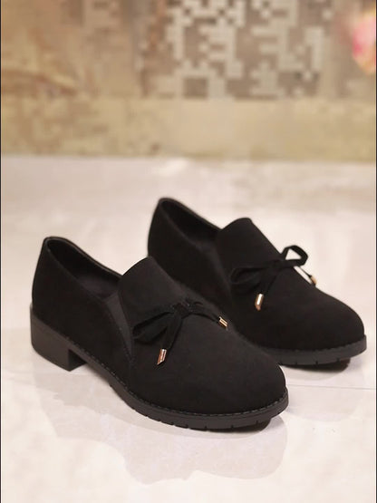 Susannah | Bow-Detail Slip-On Loafers