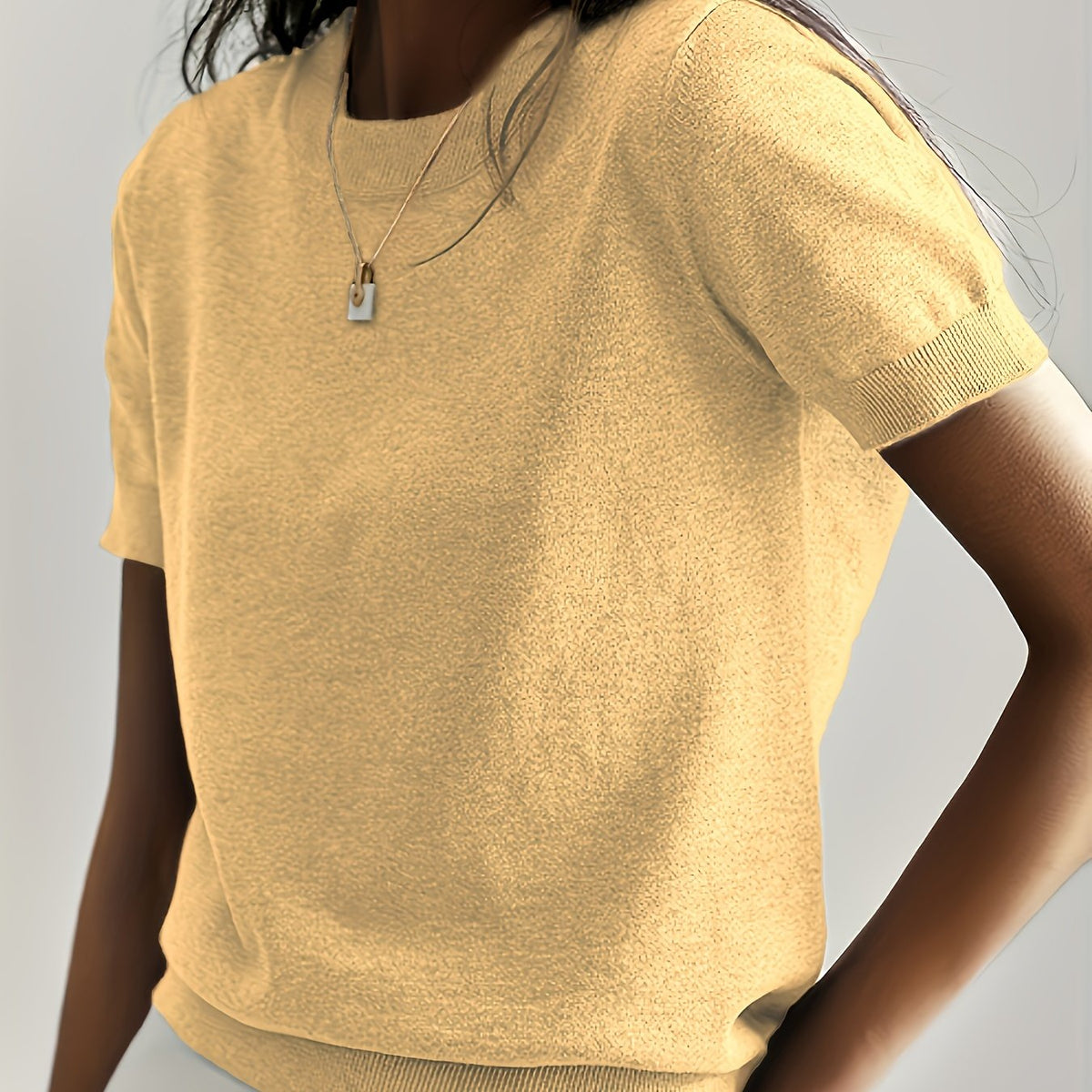 Tabitha | Softly Draped Short-Sleeve Top