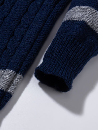 Nigel | Textured Cable-Knit Jumper