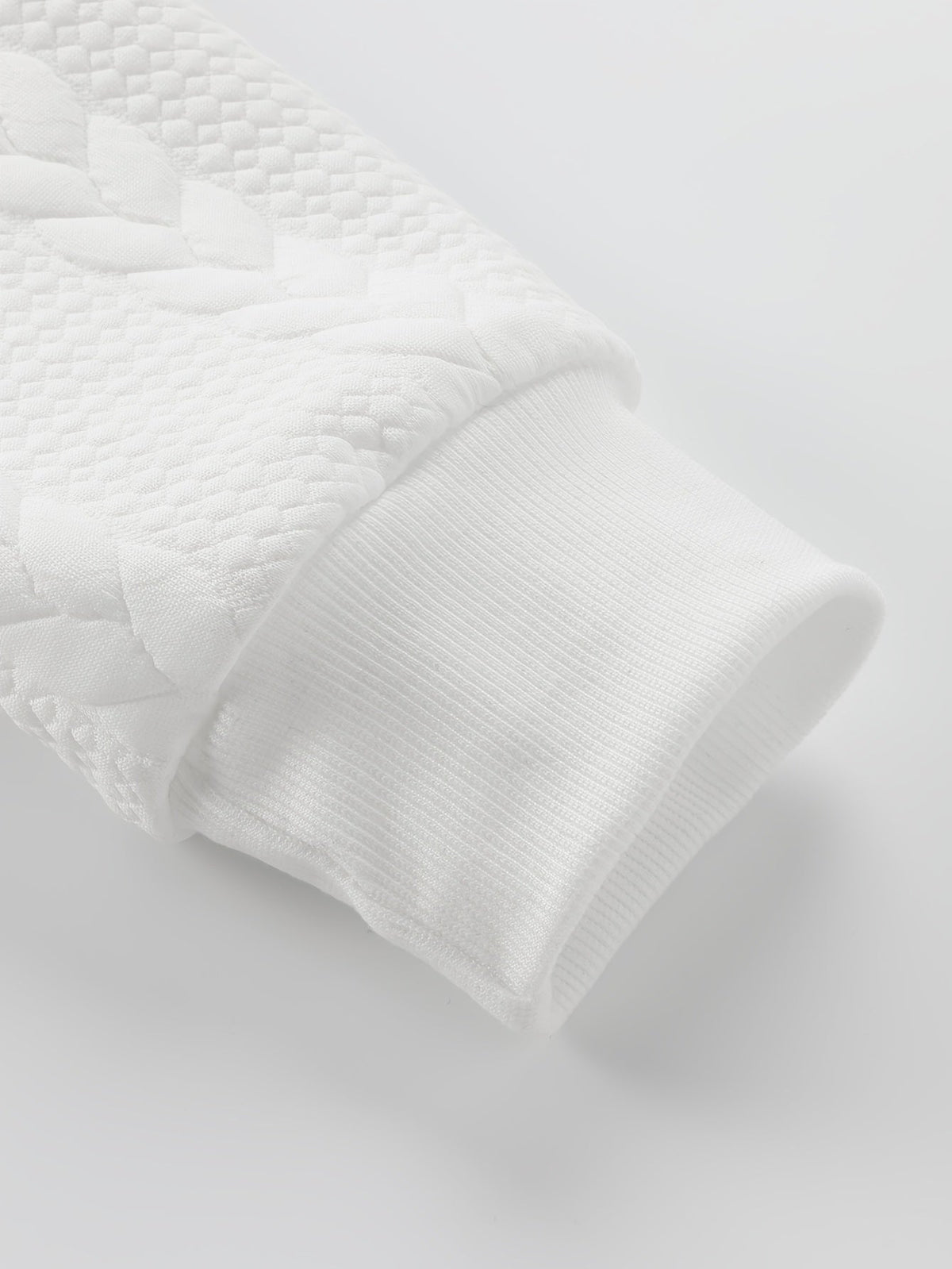 Maddox | Textured Crew Neck Sweatshirt