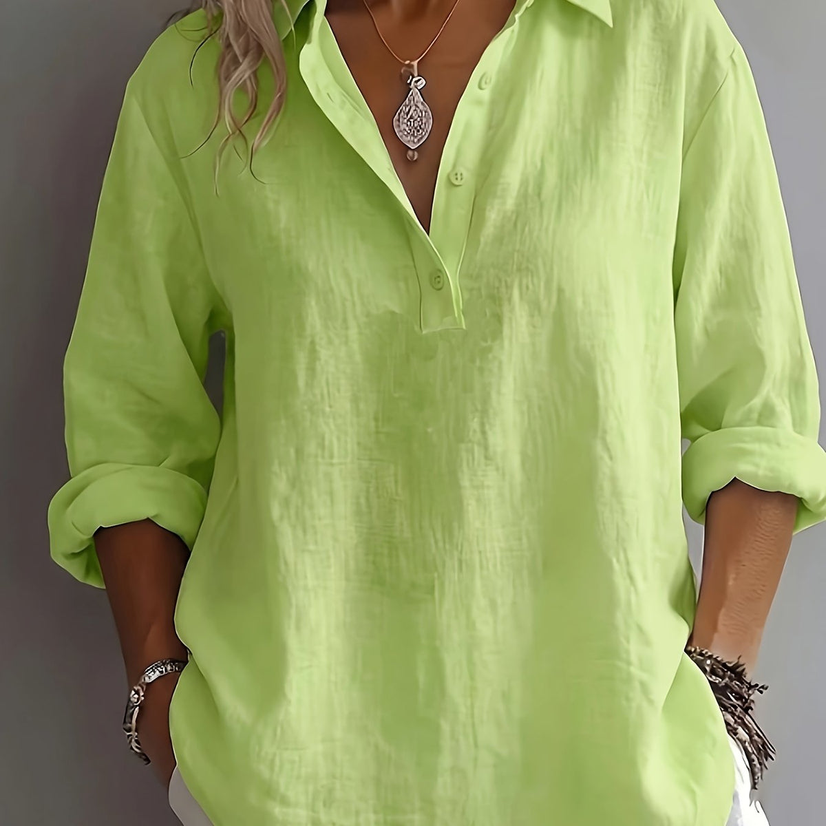 Naomi | Relaxed Collared Shirt