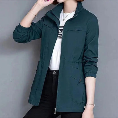 Aurora | Casual Lightweight Drawstring Jacket