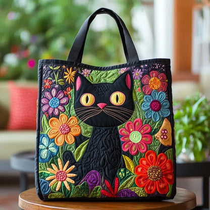 HANDMADE BAG - FLOWER CAT