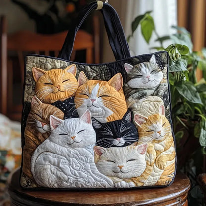 HANDMADE BAG - DREAMING CATS