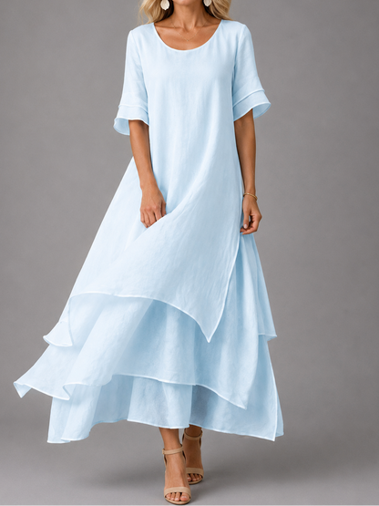 Elspeth | Flowing Layered Maxi Dress