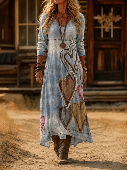 Blyssa | Vintage Bohemian Autumn Dress