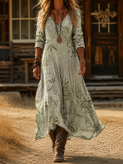 Bianca | Vintage Bohemian Autumn Dress