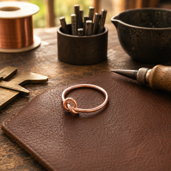 Ethal's Lace Copper Ring