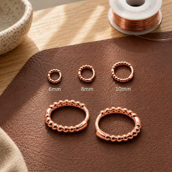 Ethal's Smal Copper Earrings