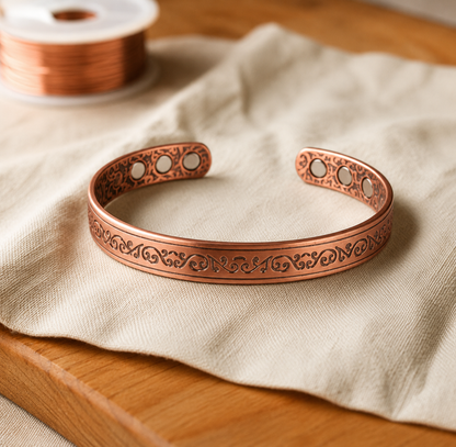 Ethal's Ornate Copper Bracelet