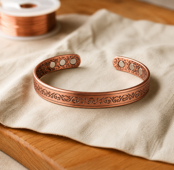 Ethal's Ornate Copper Bracelet