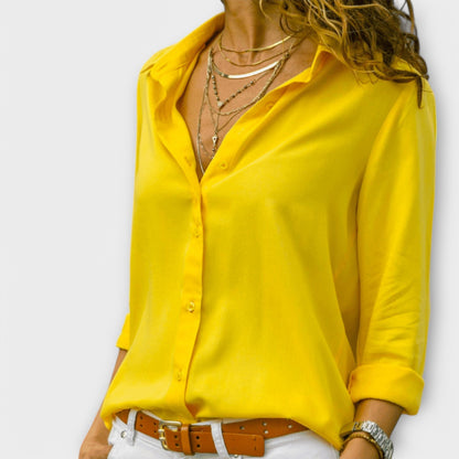 Clarisse | Elegant Button-Up Blouse