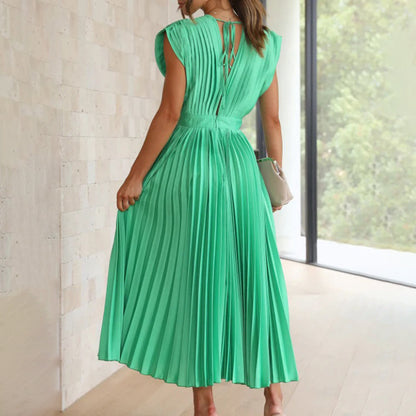 Kimberley | Stylish Sleeveless V-Neck Dress