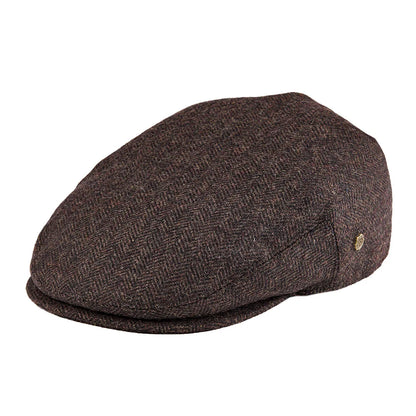 James | Classic Herringbone Stitch Flat Cap
