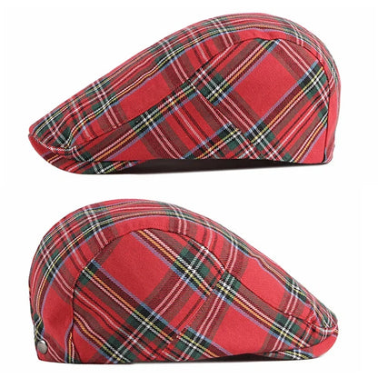 Harrison | Classic Plaid Flat Cap