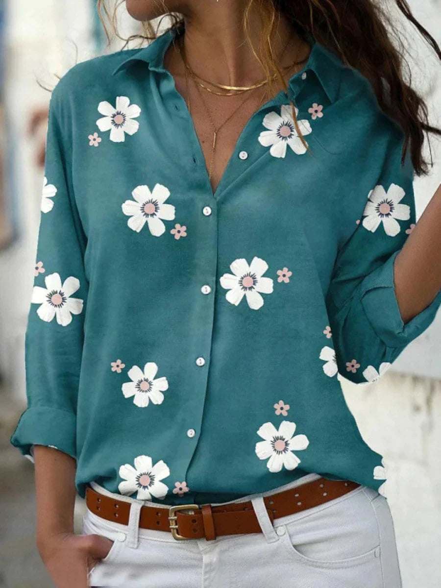 Nicole | Floral Print Blouse