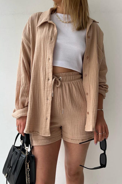 Hestia | Stylish Button Shirt and Pants Set