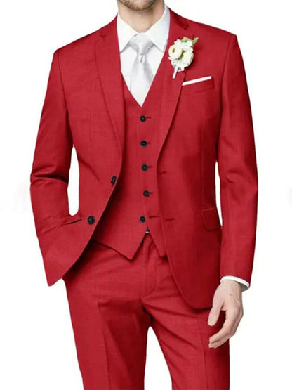 Nathan | Formal Notch Tailored One-Button Suit