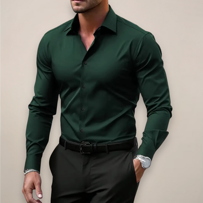 Nathan | Stylish Tailored Long Sleeve Shirt