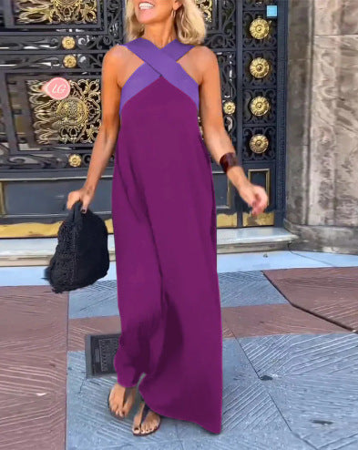 DELPHINE | DRESS WITH CROSSED CUT