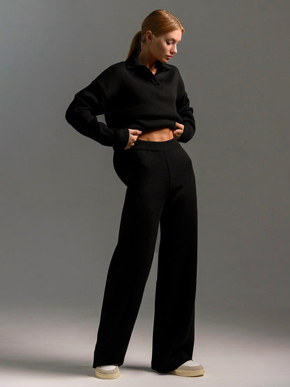 Serena | Relaxed Collared Two-Piece Set
