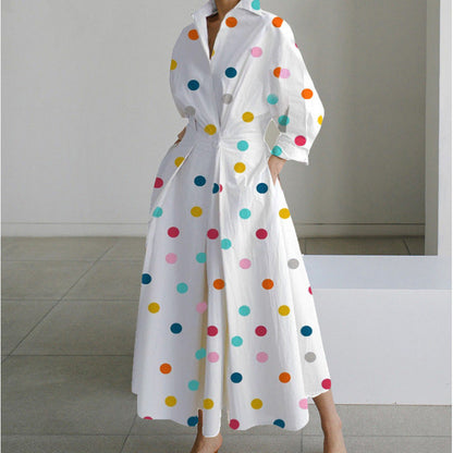 Vienna | Elegant Front Wrap Collared Maxi Dress