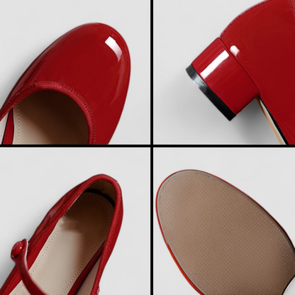 Felicia | Classic Patent Mary Jane Flats