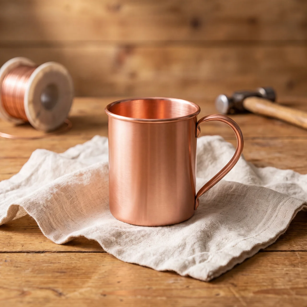 Ethal's Copper Plain Mug 400ml
