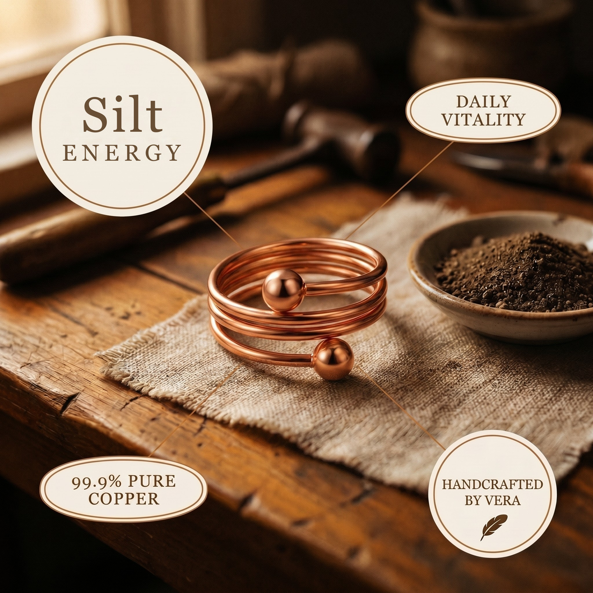 Ethal's Silt Copper Ring