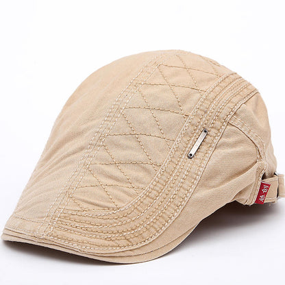 Alarion | Quilted Everyday Flat Cap