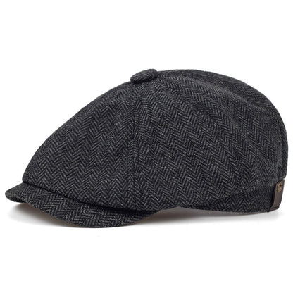 George | Classic Textured Flat Cap