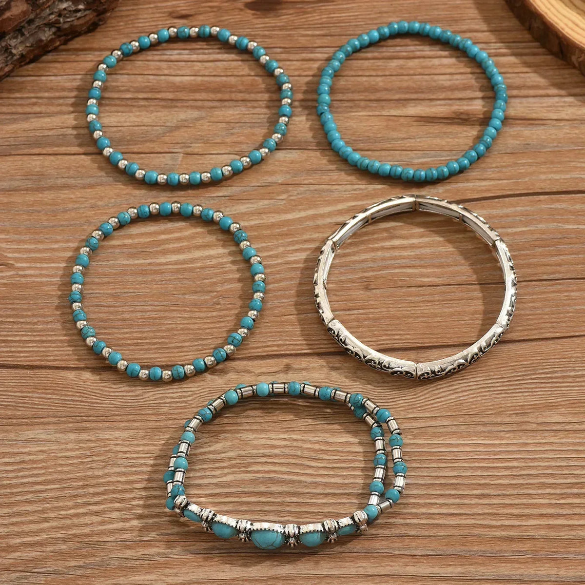Marisol | Layered Boho Beaded Bracelet Set