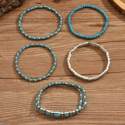 Marisol | Layered Boho Beaded Bracelet Set