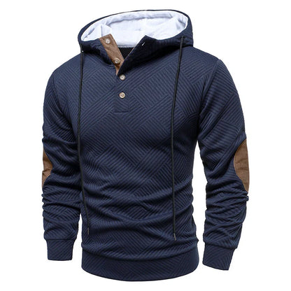 Bradley | Stylish Hooded Button Sweater