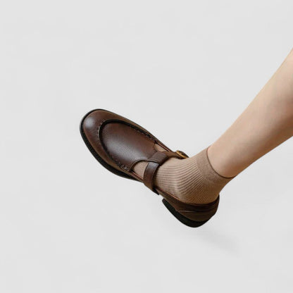 Cecelia | Classic Chunky Mary Jane Strap Shoes