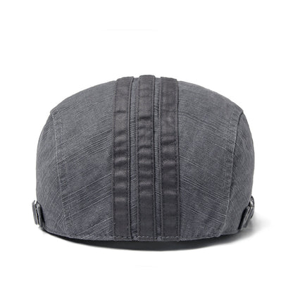 Benjamin | Embroidered Heritage Flat Cap