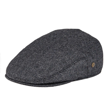 James | Classic Herringbone Stitch Flat Cap