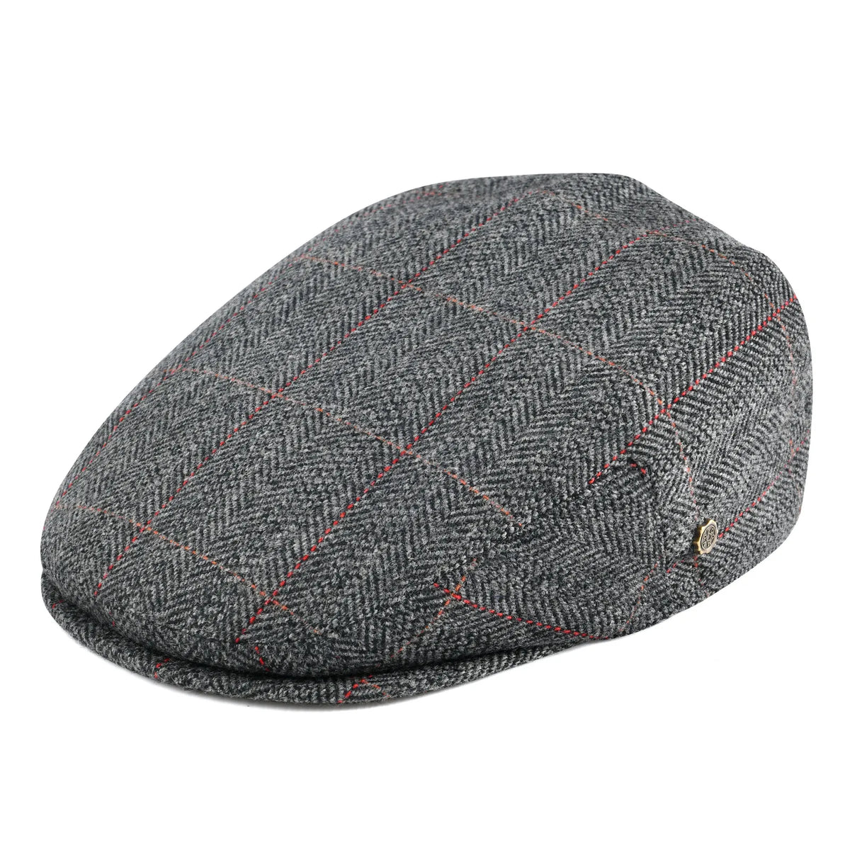 James | Classic Herringbone Stitch Flat Cap