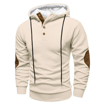 Bradley | Stylish Hooded Button Sweater