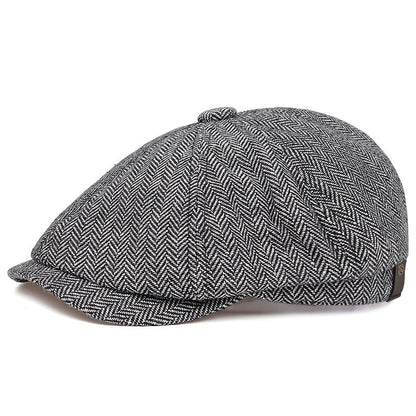 George | Classic Textured Flat Cap