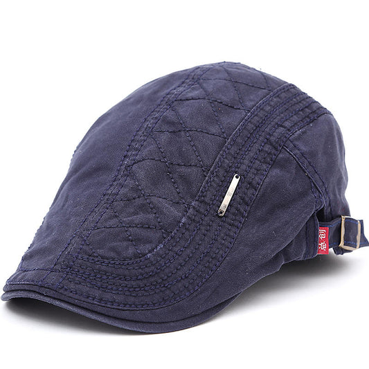 Alarion | Quilted Everyday Flat Cap